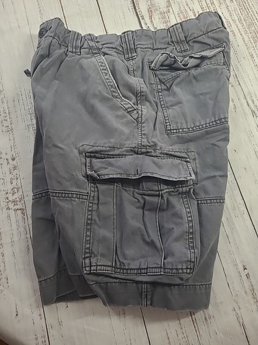 VINTAGE AMBERCROMBIE & FITCH BOYS CARGO SHORTS SIZE 16 HEAVYWEIGHT - Picture 20 of 21