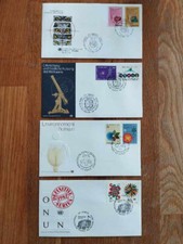 Enveloppes FDC 1er jours Nations-Unies - Genève n°103 à 110 Année 1982 complète