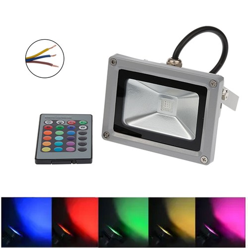 10W Outdoor LED RGB Projector Flood Light Fixture Wall Wash Lamp Waterproof IP67 - Picture 8 of 13