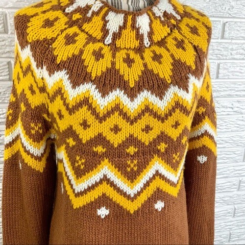 Suéter Tejido Grueso Retro Moda en la Tierra Talla Pequeña - Imagen 3 de 8