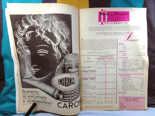 MAGAZINE MODES & TRAVAUX, N°660, DÉCEMBRE 1955 - Picture 6 of 12