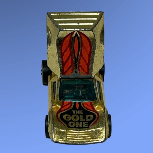 Vintage 1969 Hot Wheels Buzz Off The Gold One Blackwall 1:64 pressofuso Hong Kong - Foto 5 di 21