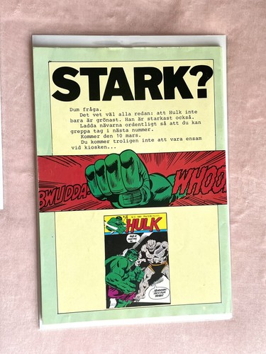 Foreign Comic Set, Fantastic Four VF, Incredible Hulk VG Lot, Man-Thing HTF - Picture 9 of 13