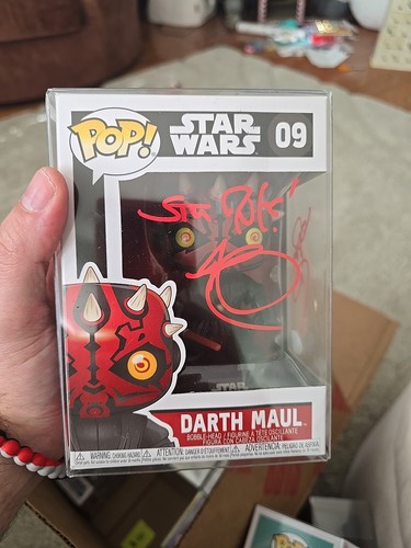 Funko Pop! Star Wars Ray Park Darth Maul Psa Cert