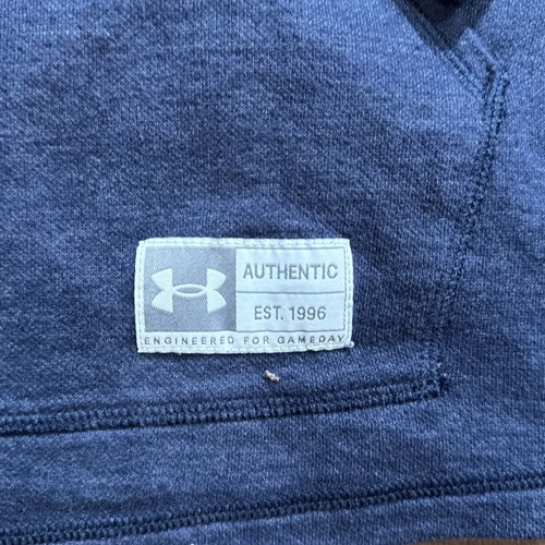 Auburn Tigers Hoodie Mens L Blue Lightweight Under Armour Pullover College NCAA - Picture 3 of 10