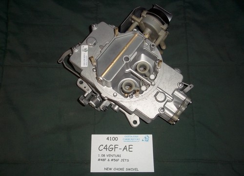 1964 289 Ford Mustang Comet Autolite 4100 1.08 C4GF-AE Carburetor - Picture 2 of 5