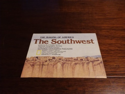 National Geographic Map The Making of America  The South West November 1982 - Picture 1 of 12