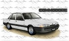<!--F#f_0-->Holden VL Commodore Sedan WHITE flag/banner 150cm x 90cm NEW<!--F/-->