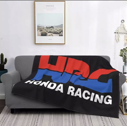 HRC Honda Racing Logo Slim Fit Flannel Blanket/Bedspread - Picture 2 of 6