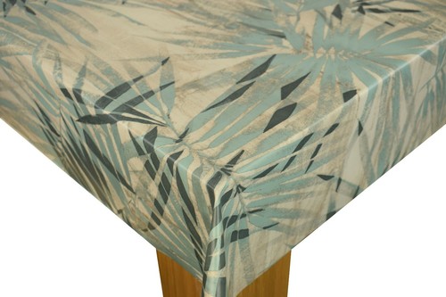 ROUND 140cm WIPE CLEAN Garden TABLECLOTH with PARASOL HOLE Outdoors PVC - Picture 52 of 182