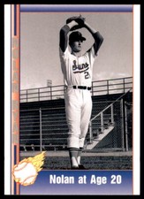 1992 Pacific Ryan Texas Express II  Age 20 #115 Jacksonville Suns Nolan Ryan