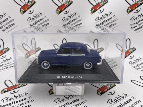 DIE CAST " FIAT 1400A DIESEL - 1954 " +  BOX 2  1/43 FIAT STORY - Imagen 1 de 2