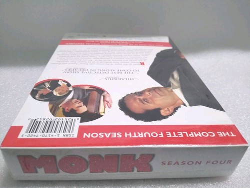 Monk - Season 4 (DVD, 2006, 4-Disc Set) New Sealed - Picture 5 of 7