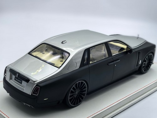 1/18 Rolls Royce Phantom VIII Mansory Edition Matte Black /silver AB488 Last ONE - Picture 3 of 8