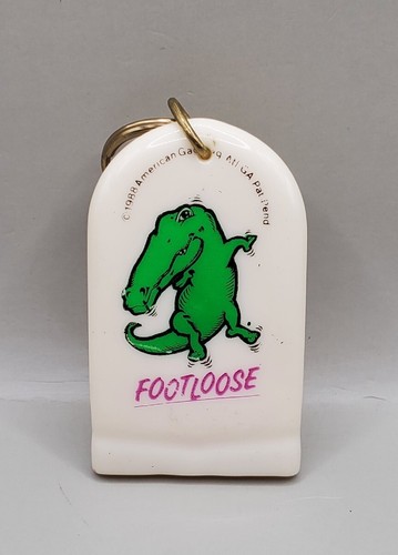 Vtg 1988 American Gag Bag KeyChain Coin Purse FOOT LOOSE GATOR~ Free Shipping! - Picture 6 of 6