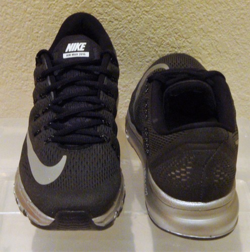 New Nike Air Max 2016 Premium Black Silver Mens US Size 8 UK 7 EUR 41 - Picture 4 of 11
