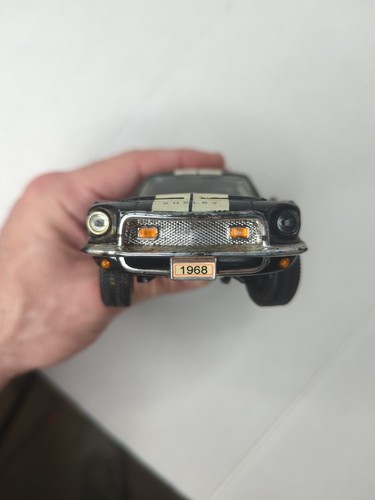 1968 Ford Shelby Mustang GT500KR Sunnyside 1/24 Diecast SS 8706 Blk Wht Stripe - Picture 10 of 12