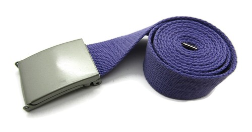 Unisex Alta Calidad Liso Color Trenzado Lona Cinturón Metal Hebilla 132cm Talla - Imagen 234 de 240