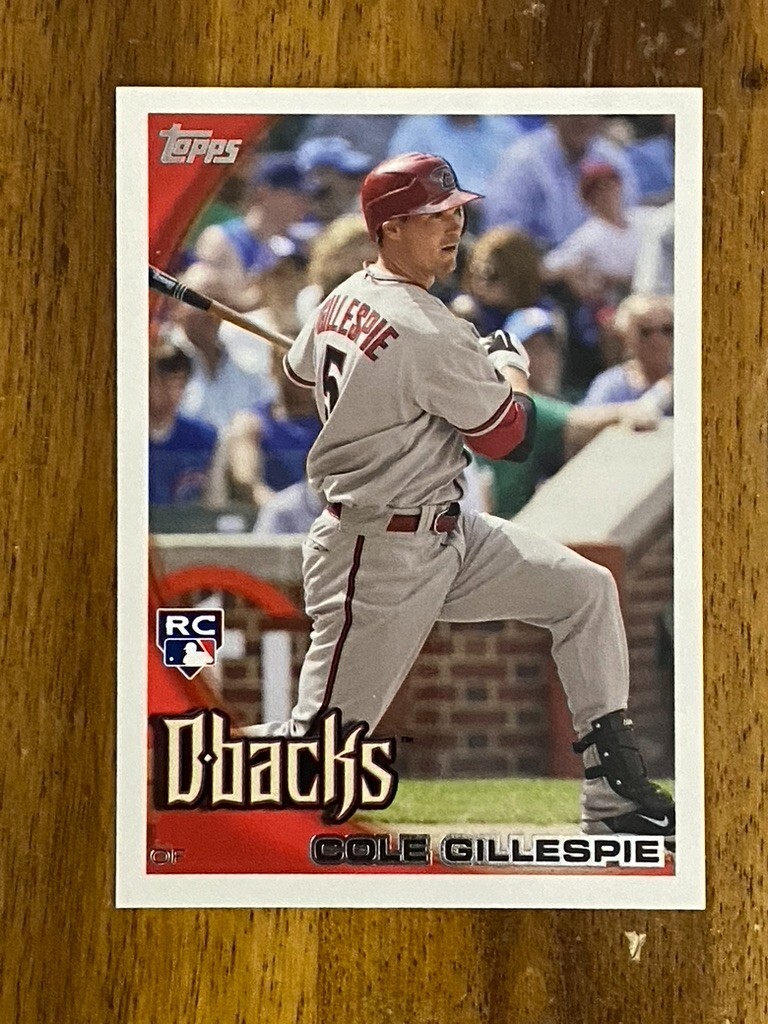 2010 TOPPS UPDATE COLE GILLESPIE DBACKS # US314 | eBay