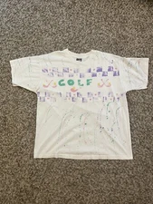 Vintage Screen Stars Best T Shirt Single Stitched Golf XXL USA Made 50/50