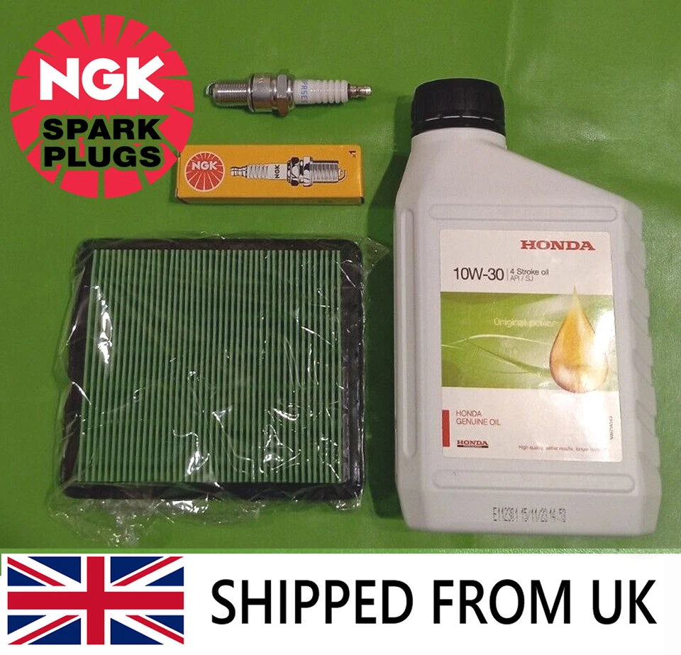 Service Kit Honda Izy GCV135 GCV160 Genuine oil BPR5ES NGK spark plug Air Filter