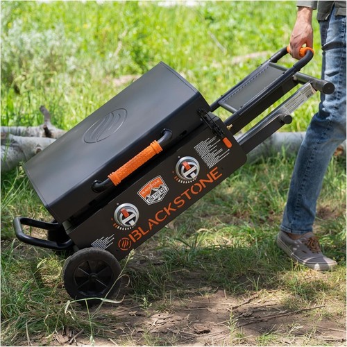 Blackstone 2350/1935 On-The-Go Scissor Leg Griddle w/Hood, 2-Burners, Propane - Picture 4 of 6