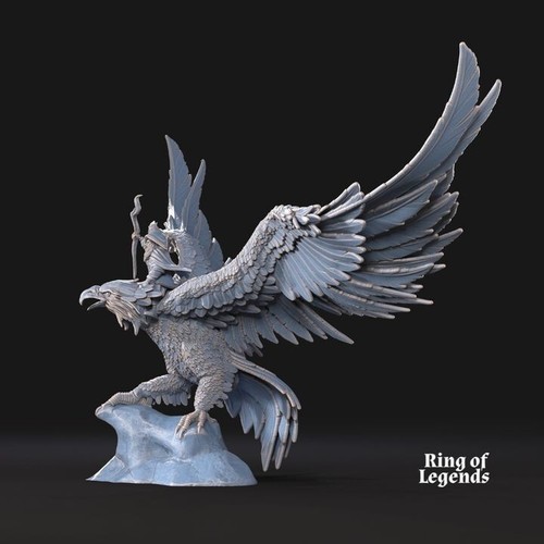 Mage auf Adler - Davale Games - Herr der Ringe - Tabletop - 28mm DnD - Picture 3 of 3