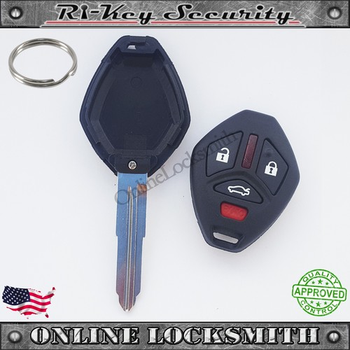 Remote key Entry Shell Case Fob Fit Many Mitsubishi Eclipse Galant Lancer - Picture 5 of 7