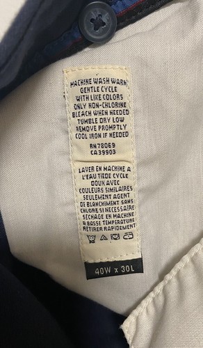 NWT CALLAWAY Pro Spin Golf Pants Mens 40X30 Pima Cotton Feel Excellent - Picture 3 of 6