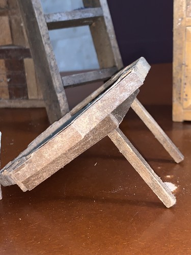 Antike Puppenstube Miniaturen Holz Möbel Konvolut Vintage - Bild 7 von 7