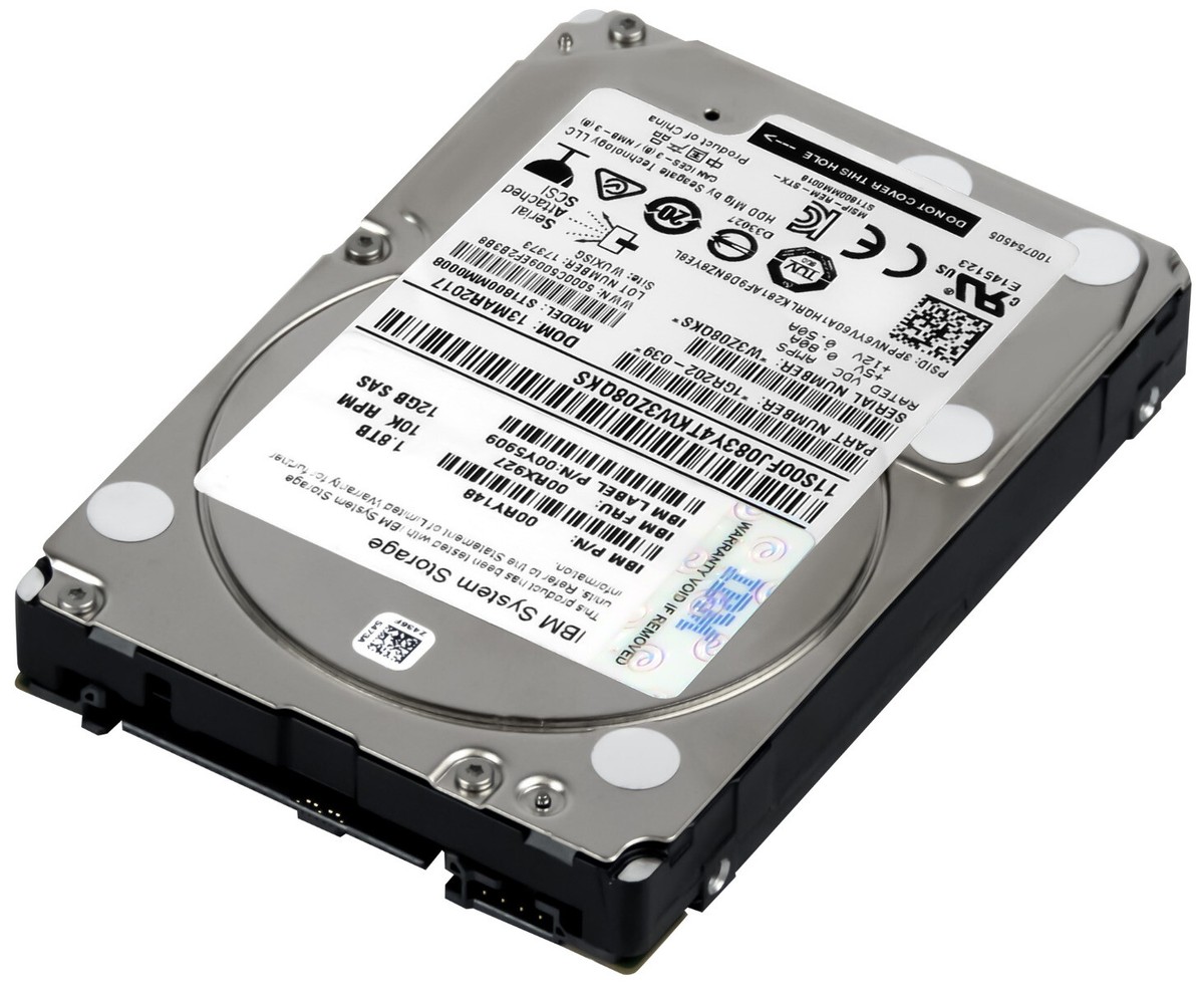 Hard Drive IBM 00RX927 00RY148 ST1800MM0008 1.8TB 10K 128MB Hard Drive IBM 00RX927 00RY148 ST1800MM0008 1.8TB 10K 128MB