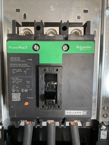 SQUARE D NQ 100A 120/240V 3PH PANELBOARD W/ ASCO 920 REMOTE CONTROL SWITCH - Picture 5 of 13