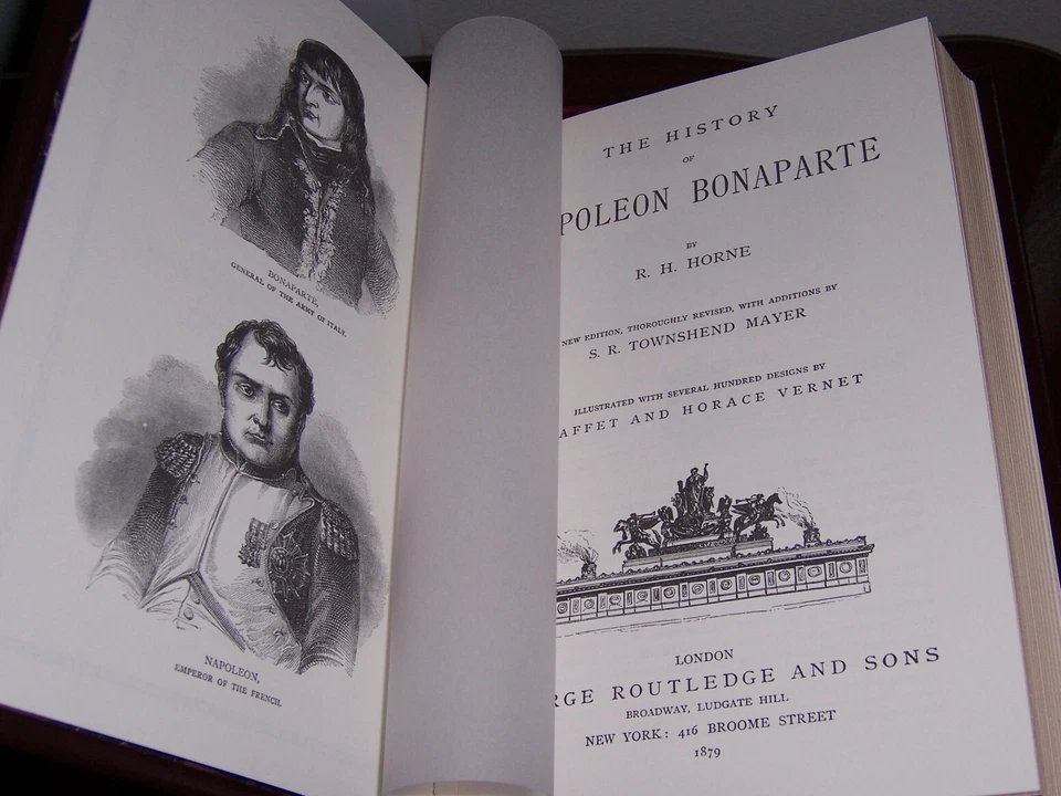 Easton Press LIFE/ HISTORY OF NAPOLEON BONAPARTE by R H Horne - Image 3 of 3