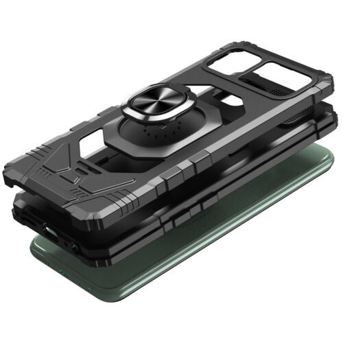 For Samsung Galaxy A23 5G Hybrid Dual Layer with Ring Stand Holder Case Cover - Picture 5 of 36