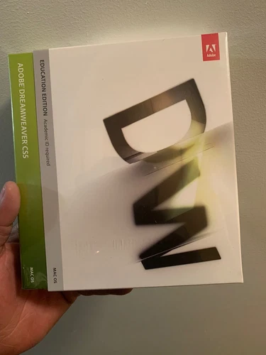 Adobe Dreamweaver CS5 Mac OS Education Edition Serial Inside Brand New - Sealed