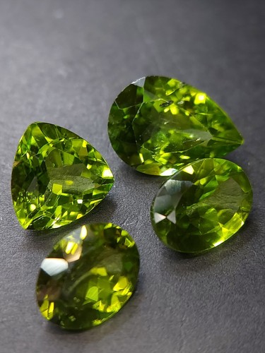 Wholesale Natural peridot gemstone - faceted loose Chrysolite 16.65 CTS - Bild 4 von 11