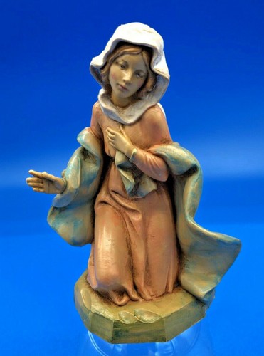 Vintage Fontanini Erbstück Krippenfigur Maria 5 Zoll Maßstab #72512 - Bild 2 von 11