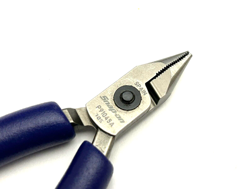 Snap On Tools NEW Deep Purple Snipe & Needle Nose Pliers Set P92055ADP P90145ADP - Picture 8 of 10