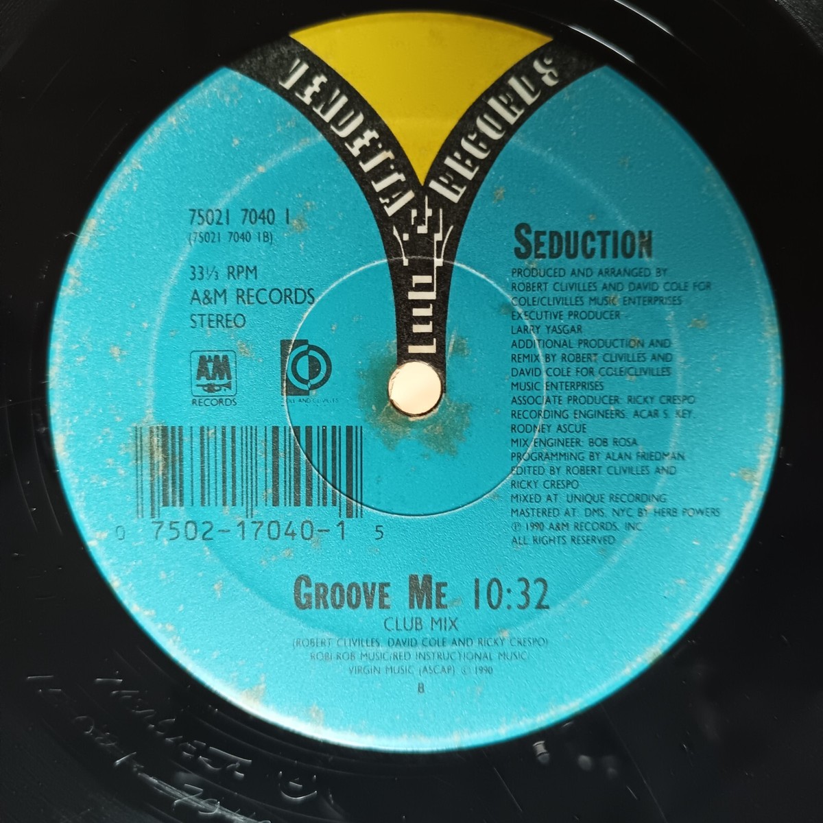 Seduction – Breakdown [1990] Vinyl 2xLP Electronic House Disco A&M