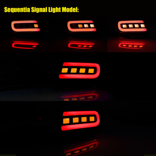 For 2010-2019 TOYOTA Land Cruiser PRADO FJ150 Red LED Fog Bumper Tail Lights Kit - Picture 6 of 11