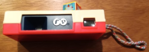 Vintage Working Fisher Price Pocket Camera #464 From 1973 "A Trip To The Zoo"