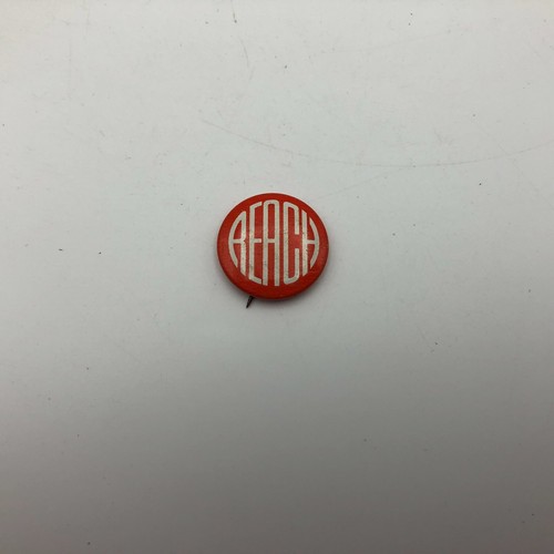 Vintage REACH 1970's 7/8" Button Pin Pinback Q8 - Picture 3 of 12