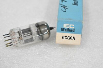 IEC MULLARD 6CG8A ELECTRON TUBE / VACUUM TUBE
