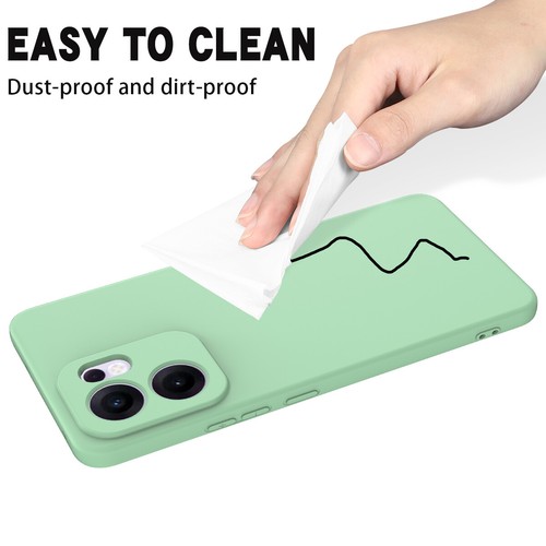 Para OPPO Reno 13FS, Lujo Suave Silicona Líquida Piel Tacto Sensación Estuche Cubierta + Correa - Imagen 33 de 33