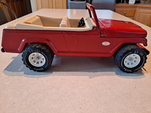 Tonka Jeepster: #2245: rot: kein Top: Oldtimer 70er Jahre: guter Zustand Jeep - Bild 8 von 14