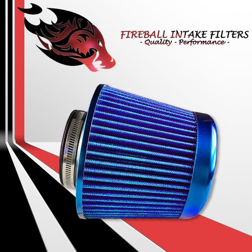 3" Reusable High Flow Performance Cold Air Intake Filter Kit Blue For Pontiac - Picture 7 of 13