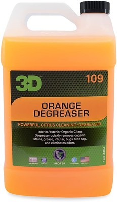 Orange Degreaser Citrus Cleaner - 1 Gallon by 3D Auto 1 (Pack of 1) 