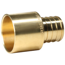 25 Pcs XFITTING 1" Pex X 1" Male Sweat Adapter, 1 Inch Pex Male Sweat Adapter