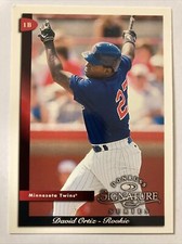 David Ortiz 1998 Donruss Signature Rookie Card #100 (4697)