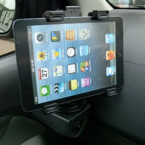 Verstellbarer Fahrzeug Auto Becher/Getränke Halter Halterung passt Apple iPad Mini 4 Tablet - Bild 5 von 5